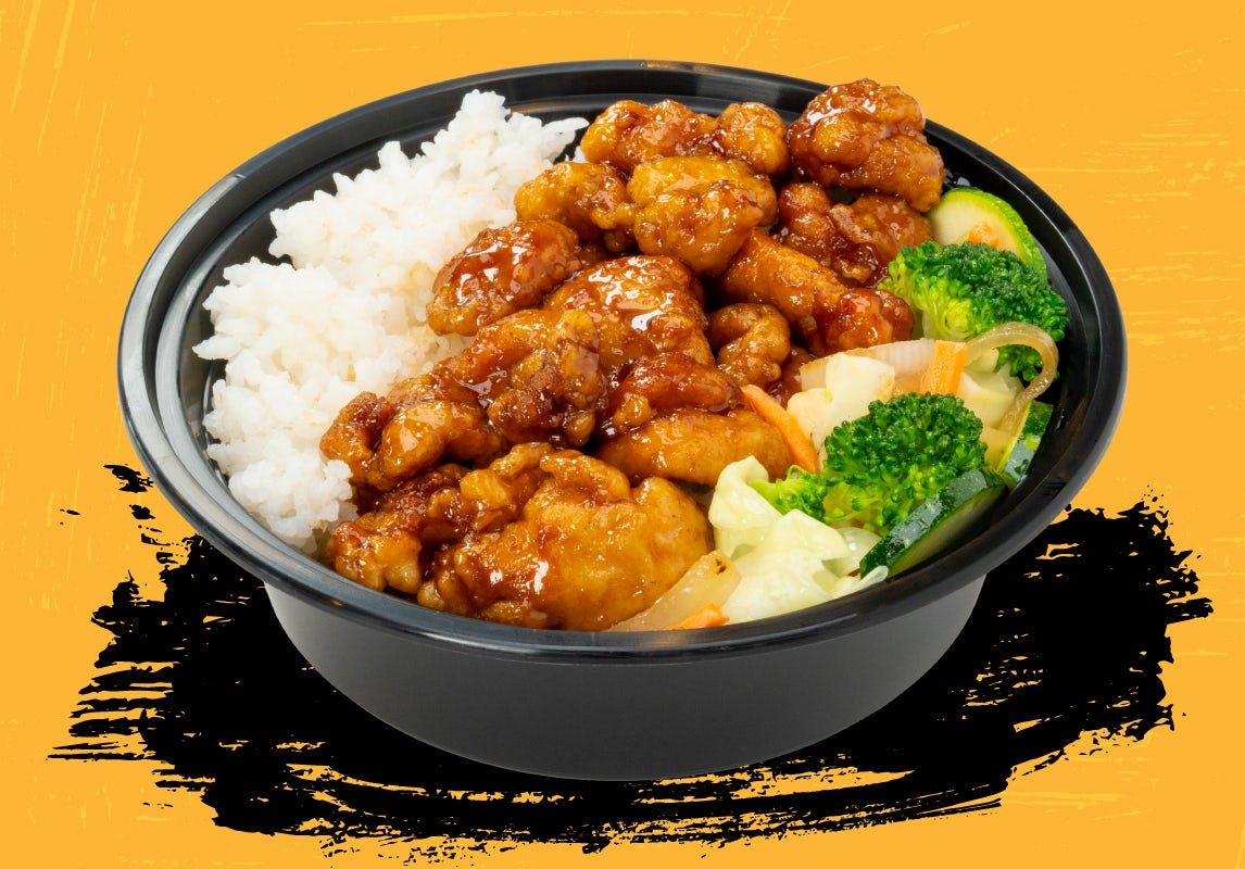 Orange Chicken Bowl from Teriyaki Madness - Oshkosh Ave in Oshkosh, WI