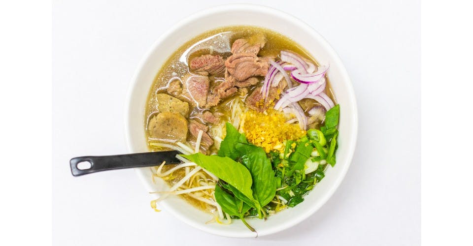 Beef Pho with Meatballs from Hot N Spicy in Monona, WI