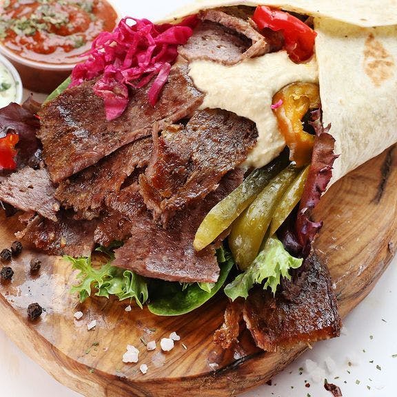 The Gold Standard Wrap from DoneRight Doner Kebab in Hoboken, NJ