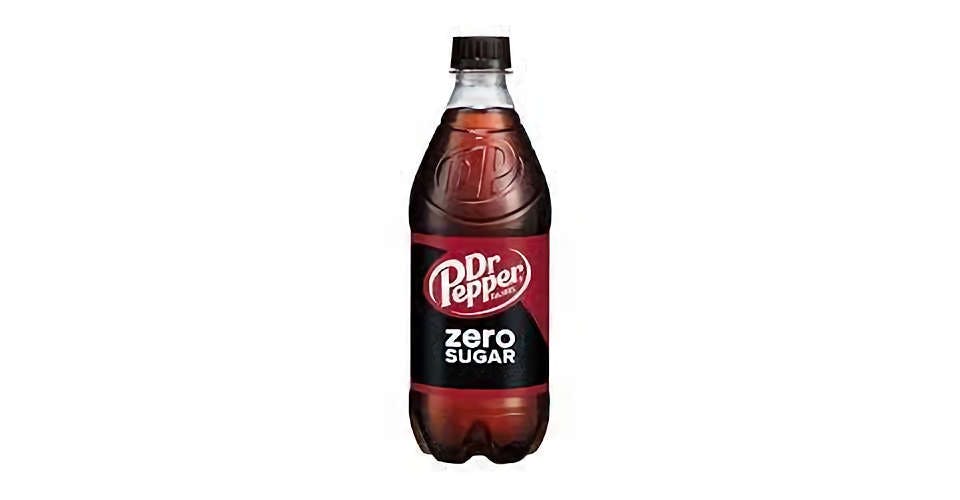Dr. Pepper Zero Sugar, 20 oz. Bottle from Popp's University BP in Manitowoc, WI