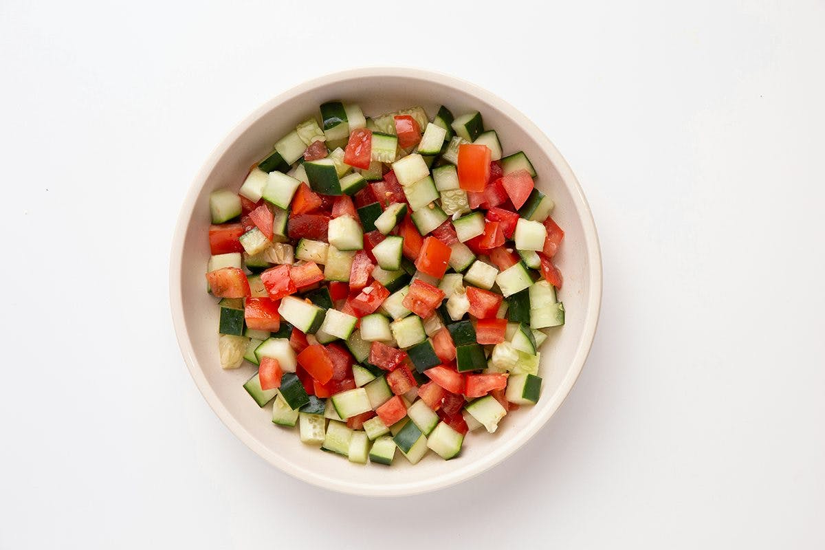 Tomato & Cucumber Salad from Garbanzo Mediterranean Fresh - Ankeny Blvd in Ankeny, IA