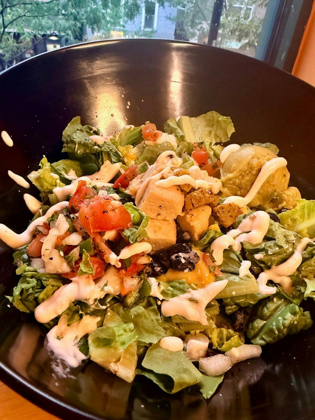 TACO SALAD (NF) from Justveggiez in Madison, WI