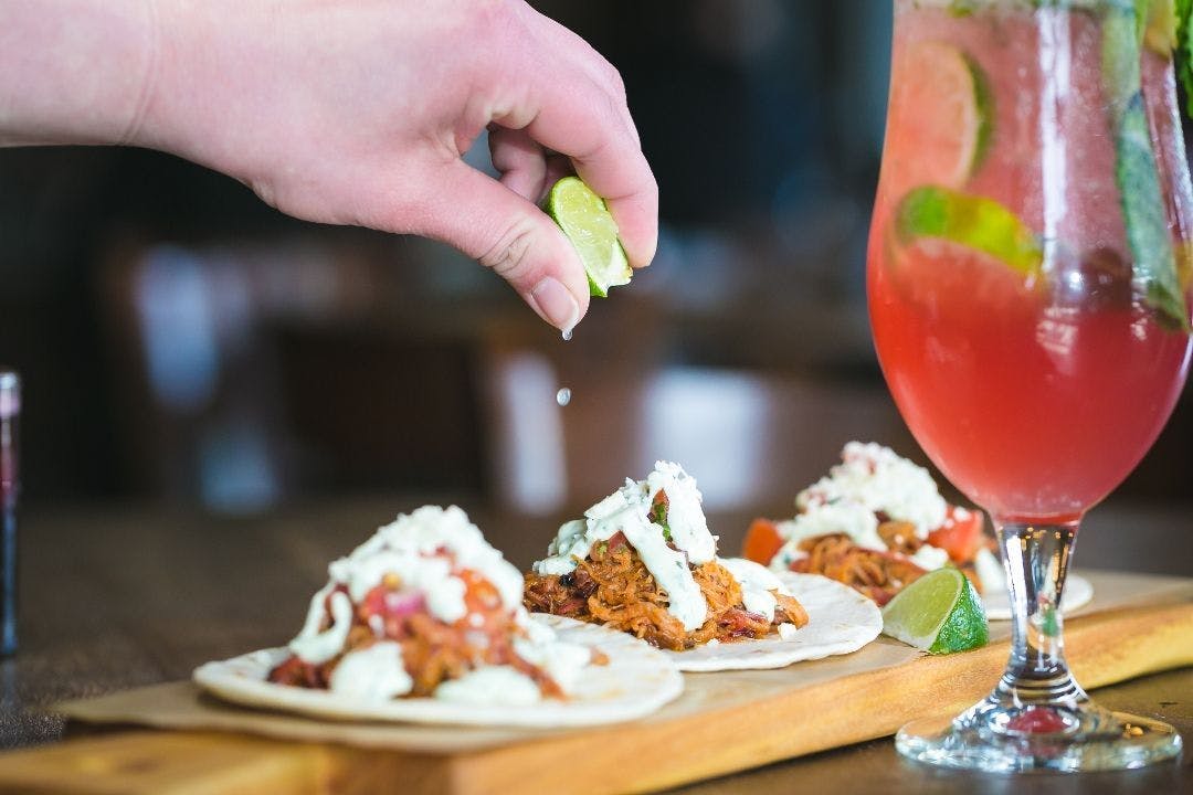 Pork Carnitas Tacos from The Bottle Room in Green Bay, WI