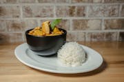 Pumpkin Curry + Rice from Thai-namite Wauwatosa in Wauwatosa, WI