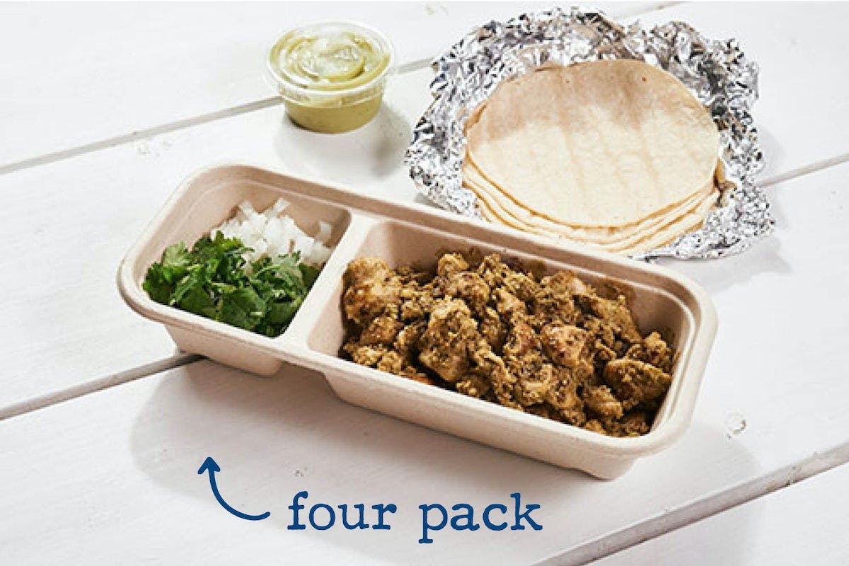 chicken verde taco pack from Bartaco - Hilldale in Madison, WI