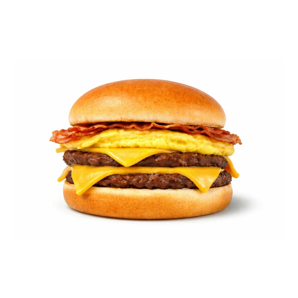 Bacon Double Cheeseburger w/ Egg from Tom's Drive In in Appleton, WI