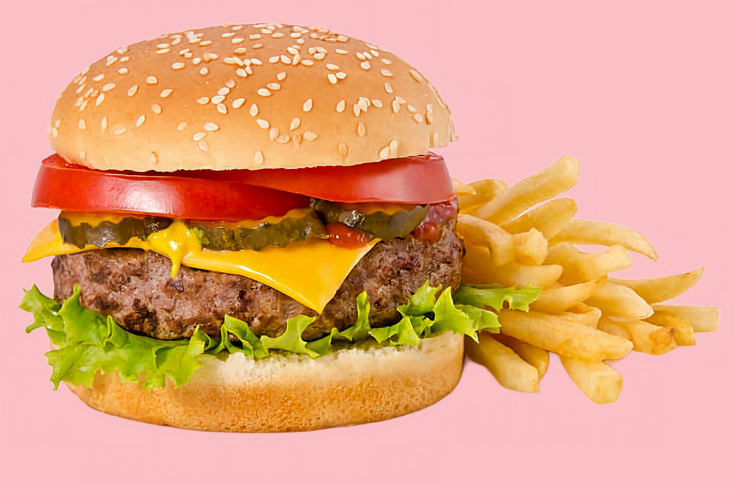 Burger & Fries Value Meal from C'est Bon Caribbean Creole Cuisine in Baytown, TX