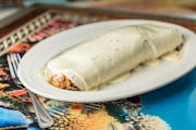 Burrito California from Casa Vallarta Mexican Restaurant in Eau Claire, WI