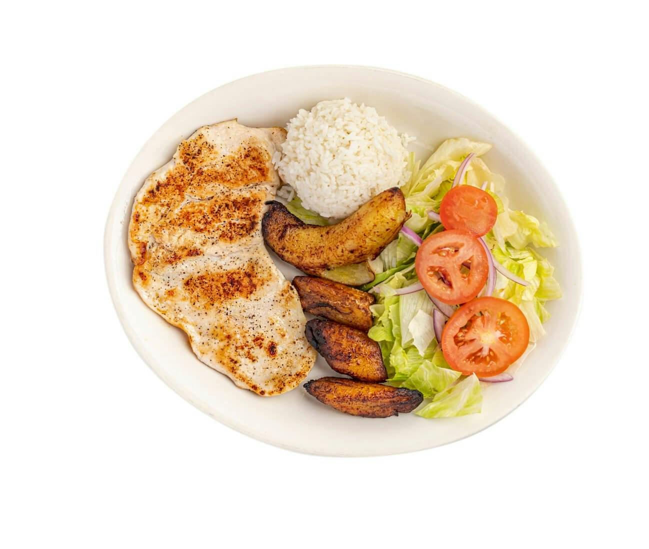 Pechuga Asada from El Parche Colombiano Restaurant in Seattle, WA
