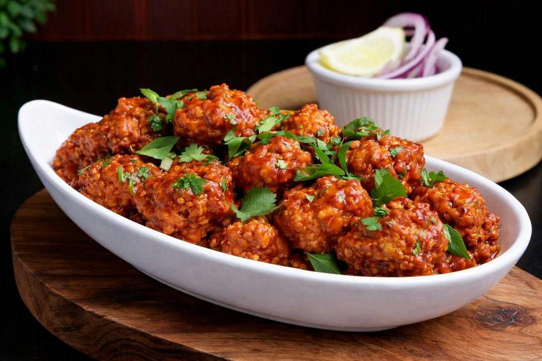Gobi 65 Sauce from Rock N Grill Indian Authentic Cuisine & Bar in Round Rock, TX
