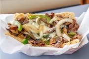 Philly Cheese Steak Sandwich from Niko's Gyros in Appleton, WI