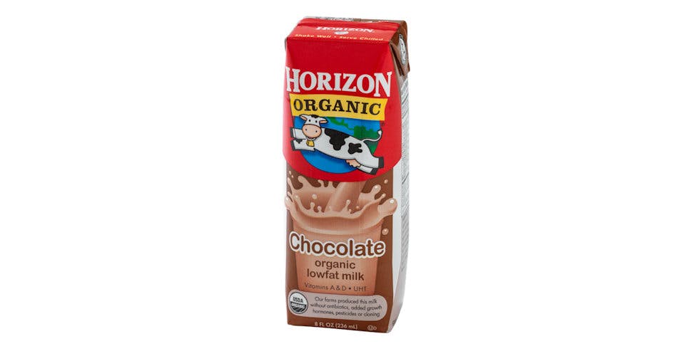 Organic Lowfat Chocolate Milk  from Noodles & Company - Wausau Town Center in Wausau, WI