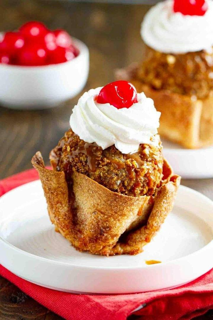 Fried Ice cream from Silly Serrano Mexican Restaurant in Eau Claire, WI
