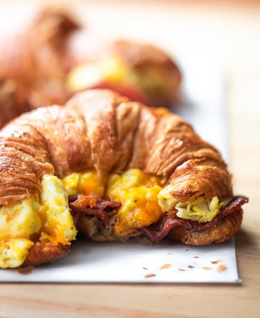 Bacon, Egg and Cheese Croissant from Gardens Coffee & Tea - Los Feliz Blvd in Los Angeles, CA