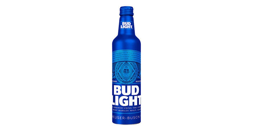 Bud Light: 16 oz. Aluminum Bottle from Five Corners Liquor & Wine in Cedar Falls, IA