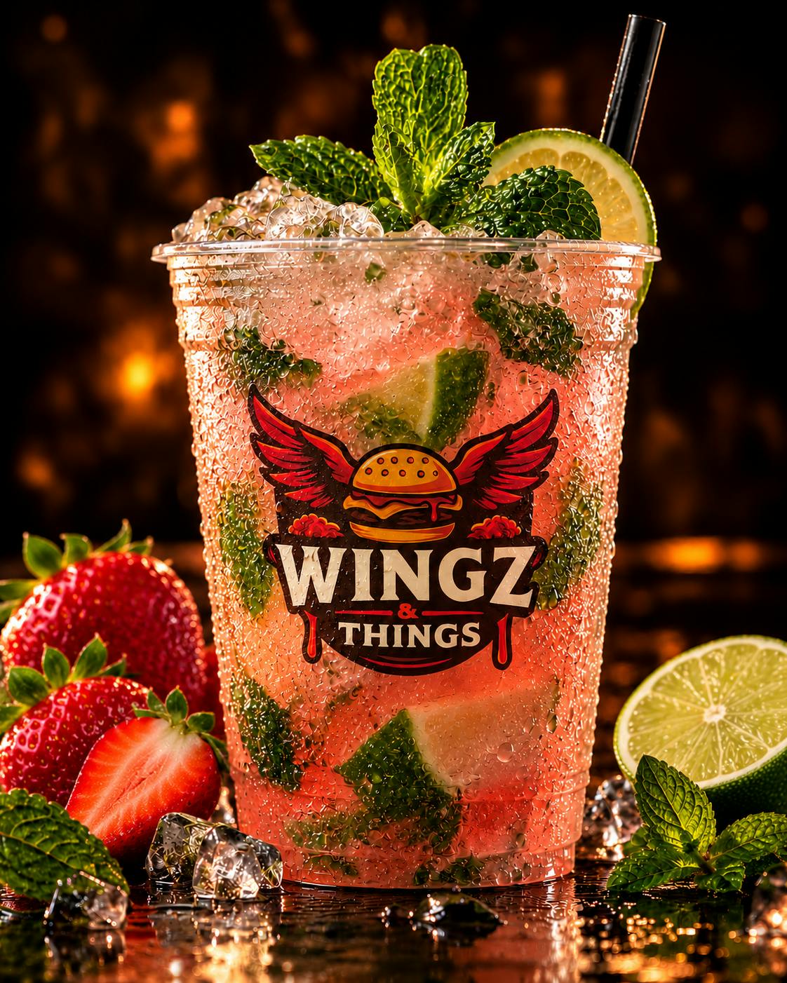 MOJITO STRAWBERRY REFRESHER from Wingz and Things in Milwaukee, WI