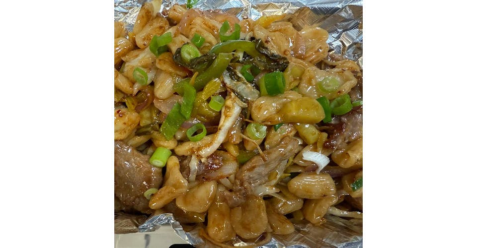 196. Pickled Mustard and Beef Stir-fried Noodles from Akari Sushi in Madison, WI