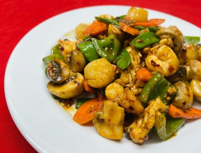 Triple Delight from Happy Wok - Elmwood Ave in Middleton, WI