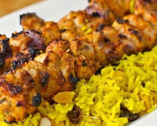 Kebab Combo Plate from Oasis Food Market in Oakland, CA