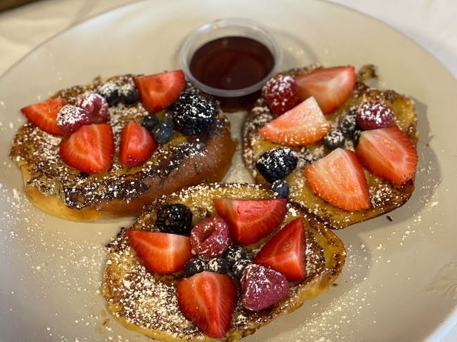 French Toast W/ Fruit from Patisserie Manon in Las Vegas, NV
