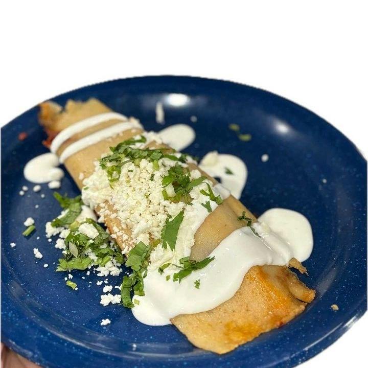 Pork Tamale from Silly Serrano Mexican Restaurant in Eau Claire, WI