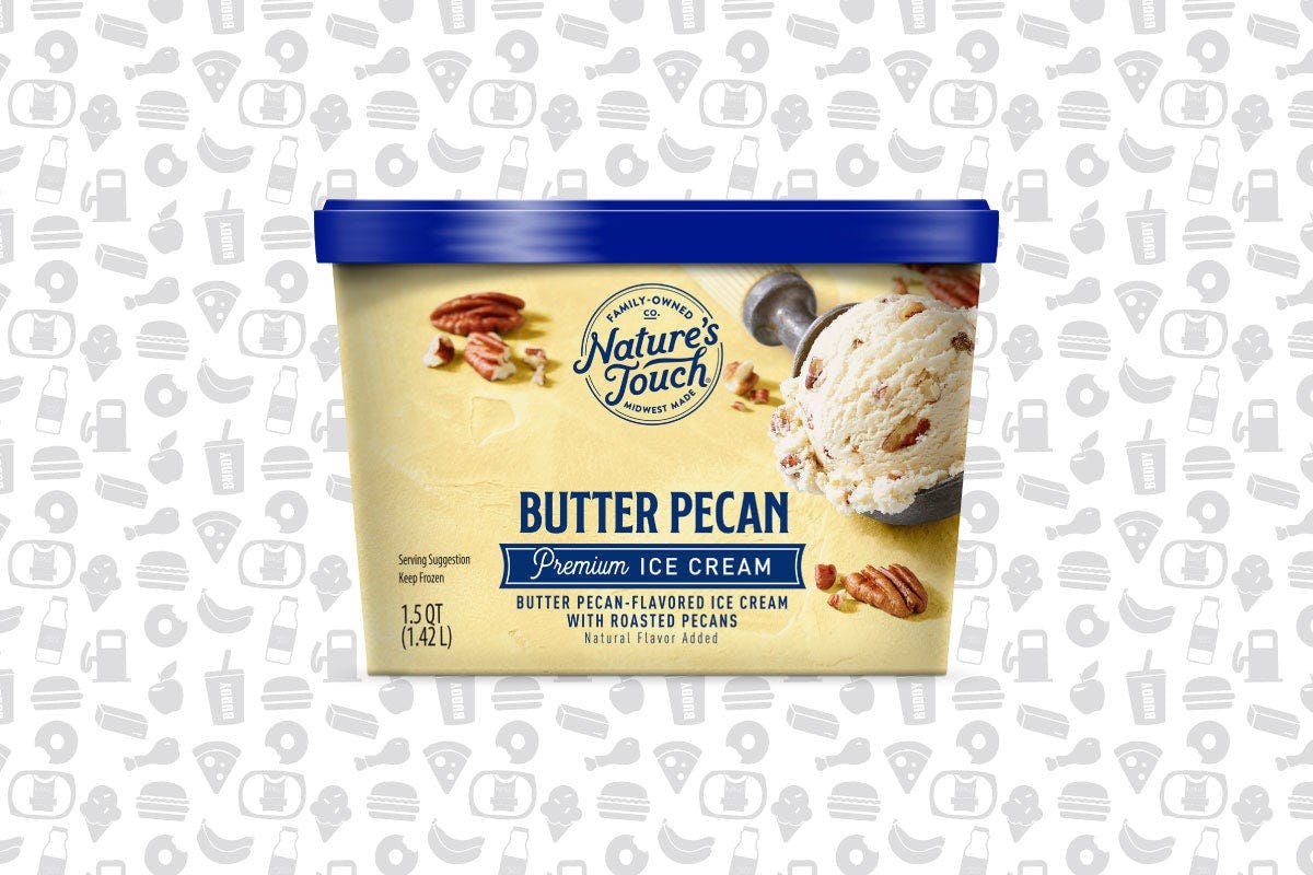 Nature's Touch Ice Cream Butter Pecan, 48OOZ from Kwik Trip - Combined Locks in Combined Locks, WI