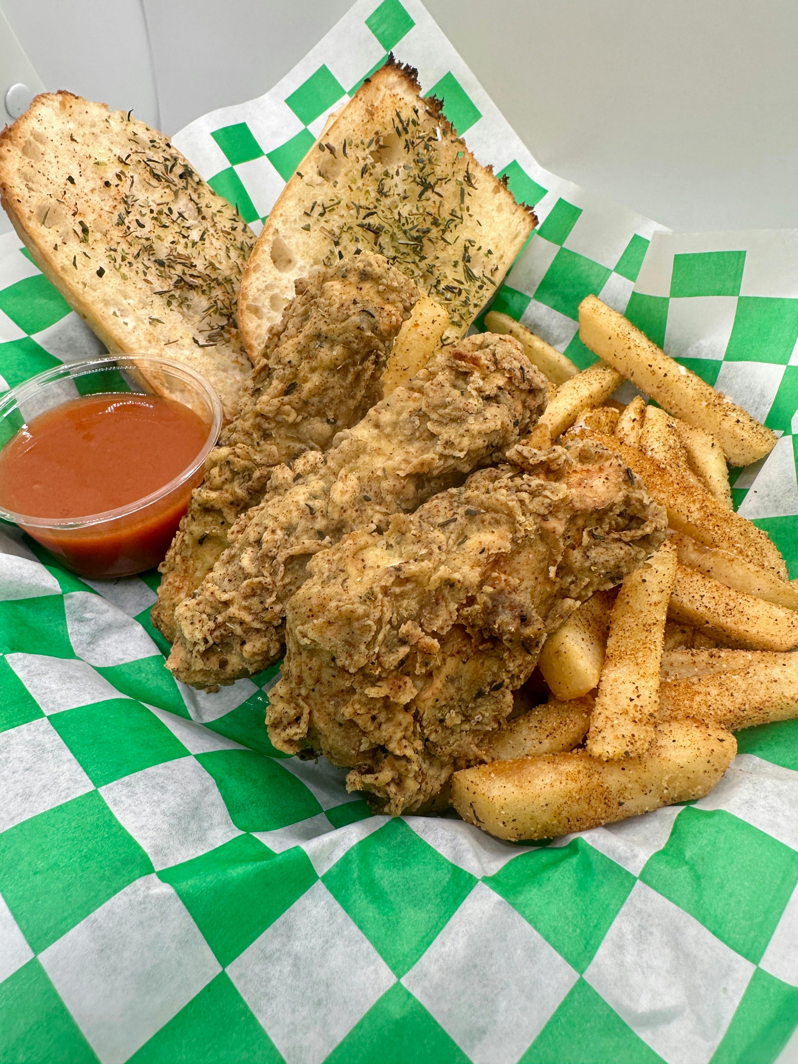 Kane's Chicken Fingers from Justveggiez in Madison, WI