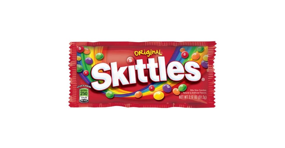 Skittles Original, Regular Size from BP - W Kimberly Ave in Kimberly, WI