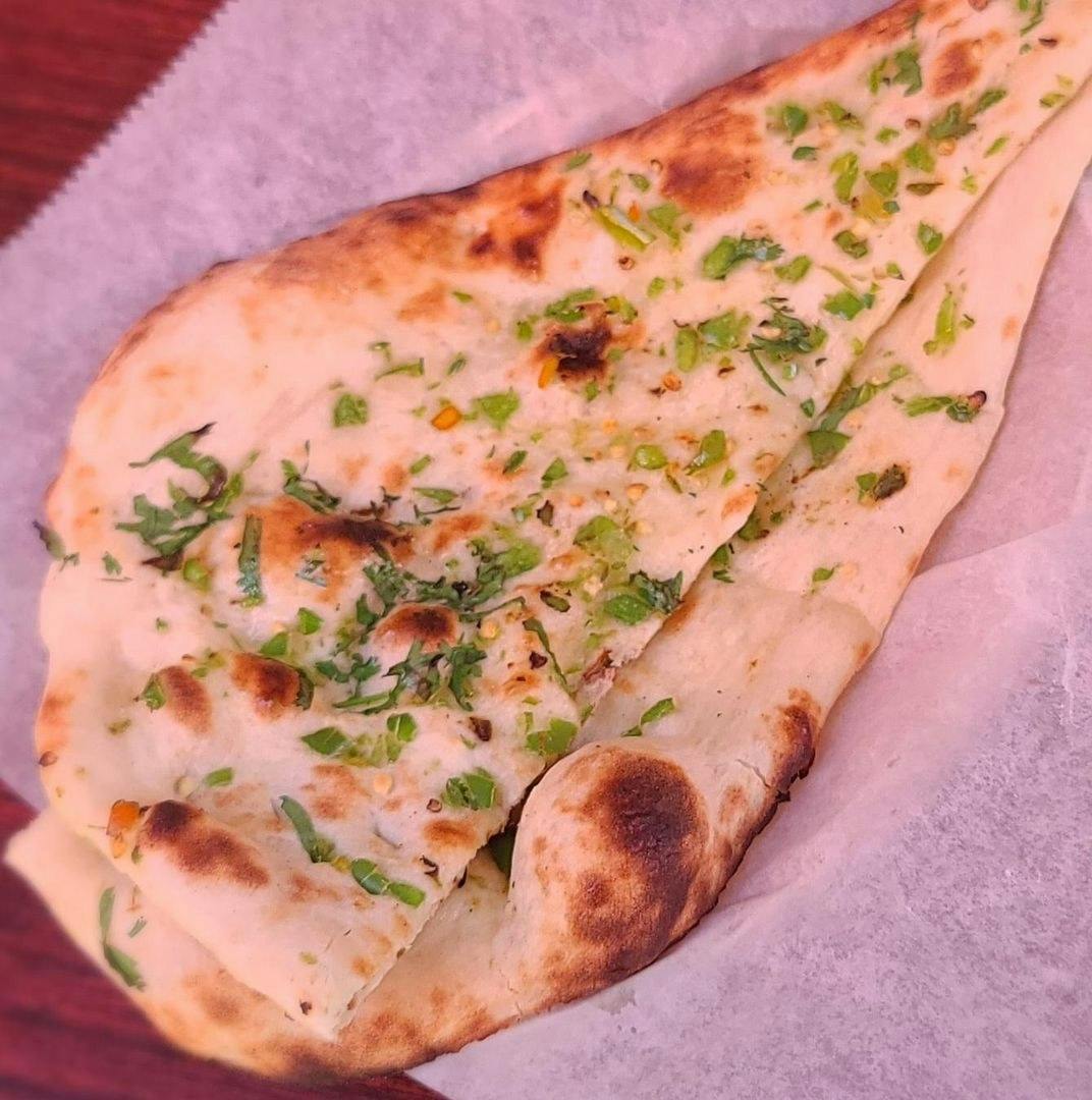 Serrano Chili Naan from OM Indian Cuisine in San Francisco, CA