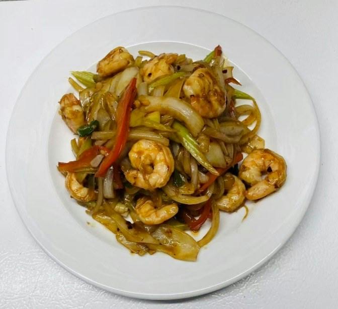 Hot and Spicy Shrimp from Happy Wok - Elmwood Ave in Middleton, WI