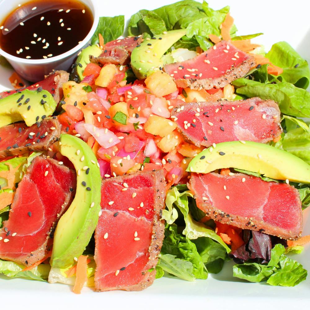 Pineapple Ahi Salad from Holidays Pub & Grill - Superior Ave in Sheboygan, WI
