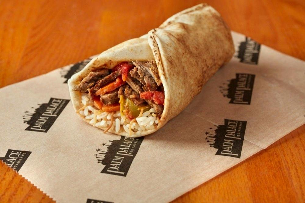Steak Ghallaba Sandwich from Palm Palace Restaurant in Ann Arbor, MI