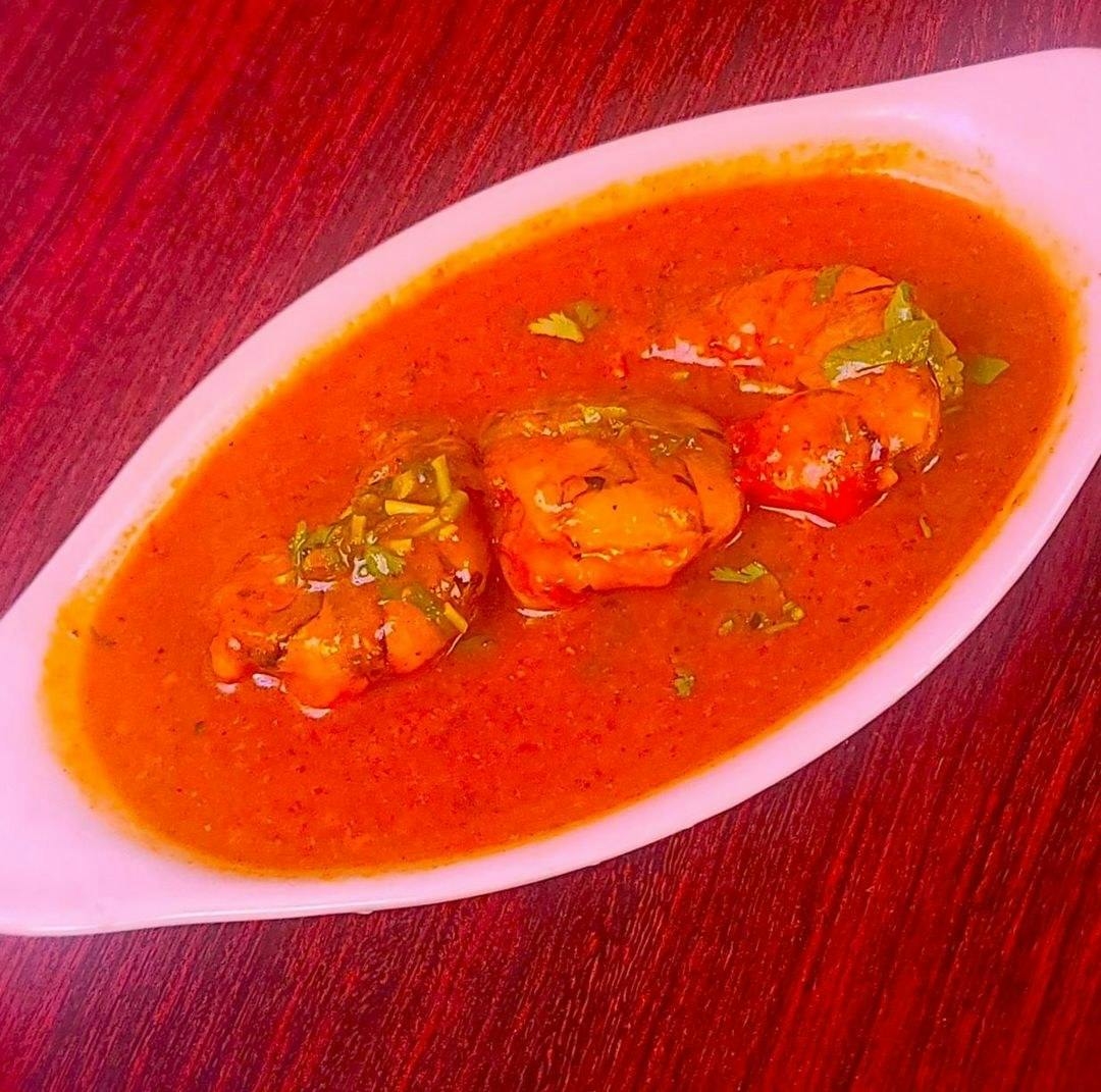 Shrimp Curry from OM Indian Cuisine in San Francisco, CA