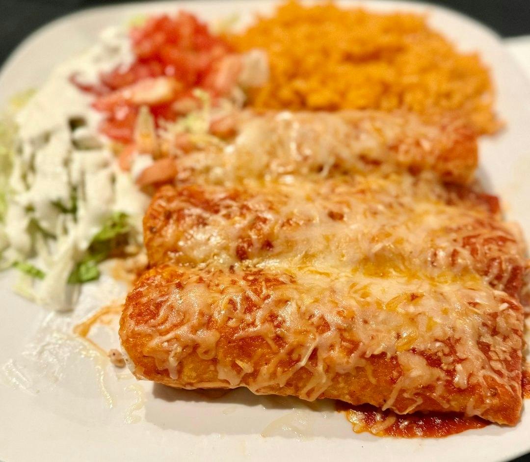 Enchiladas Mesa from Silly Serrano Mexican Restaurant in Eau Claire, WI