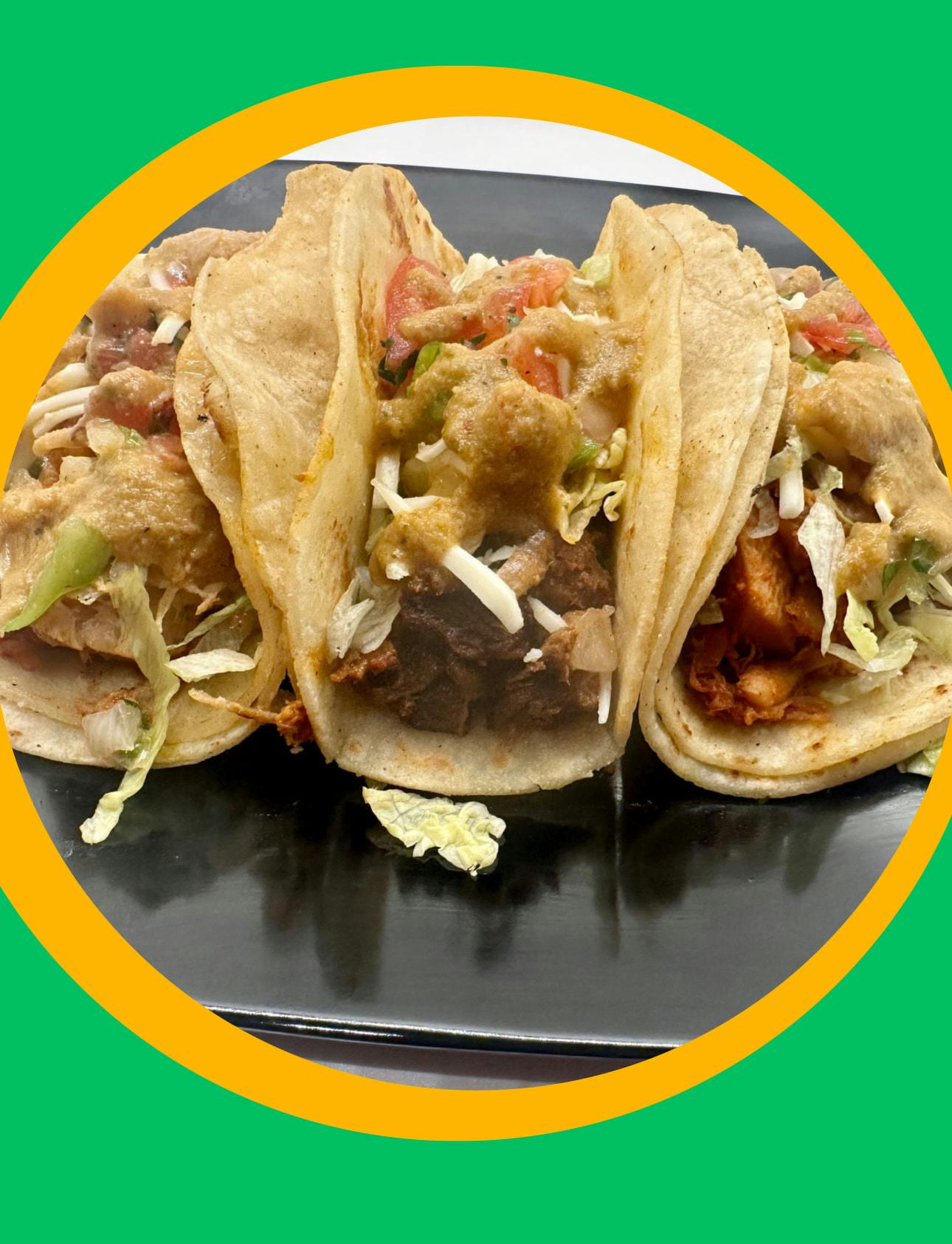 Tacos from Justveggiez in Madison, WI