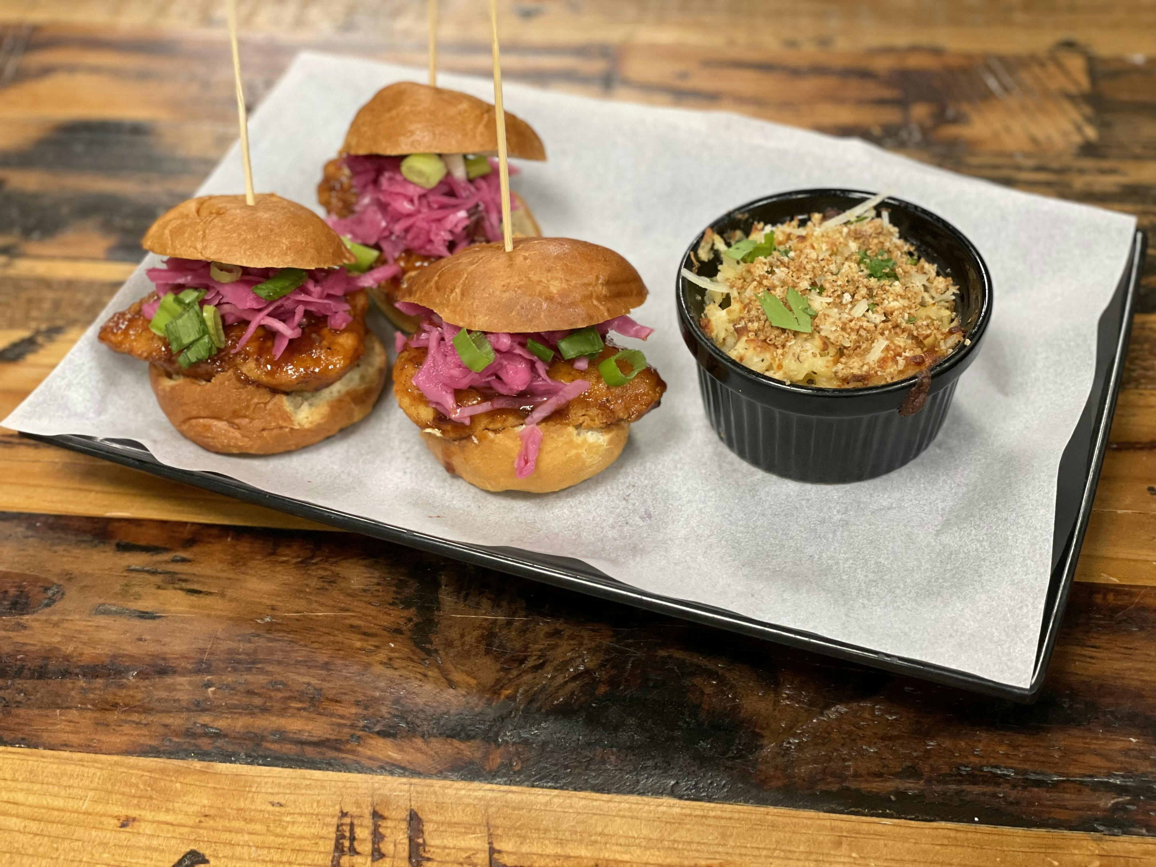 Korean BBQ Chicken Sliders from Sip Wine Bar & Restaurant in Tinley Park, IL