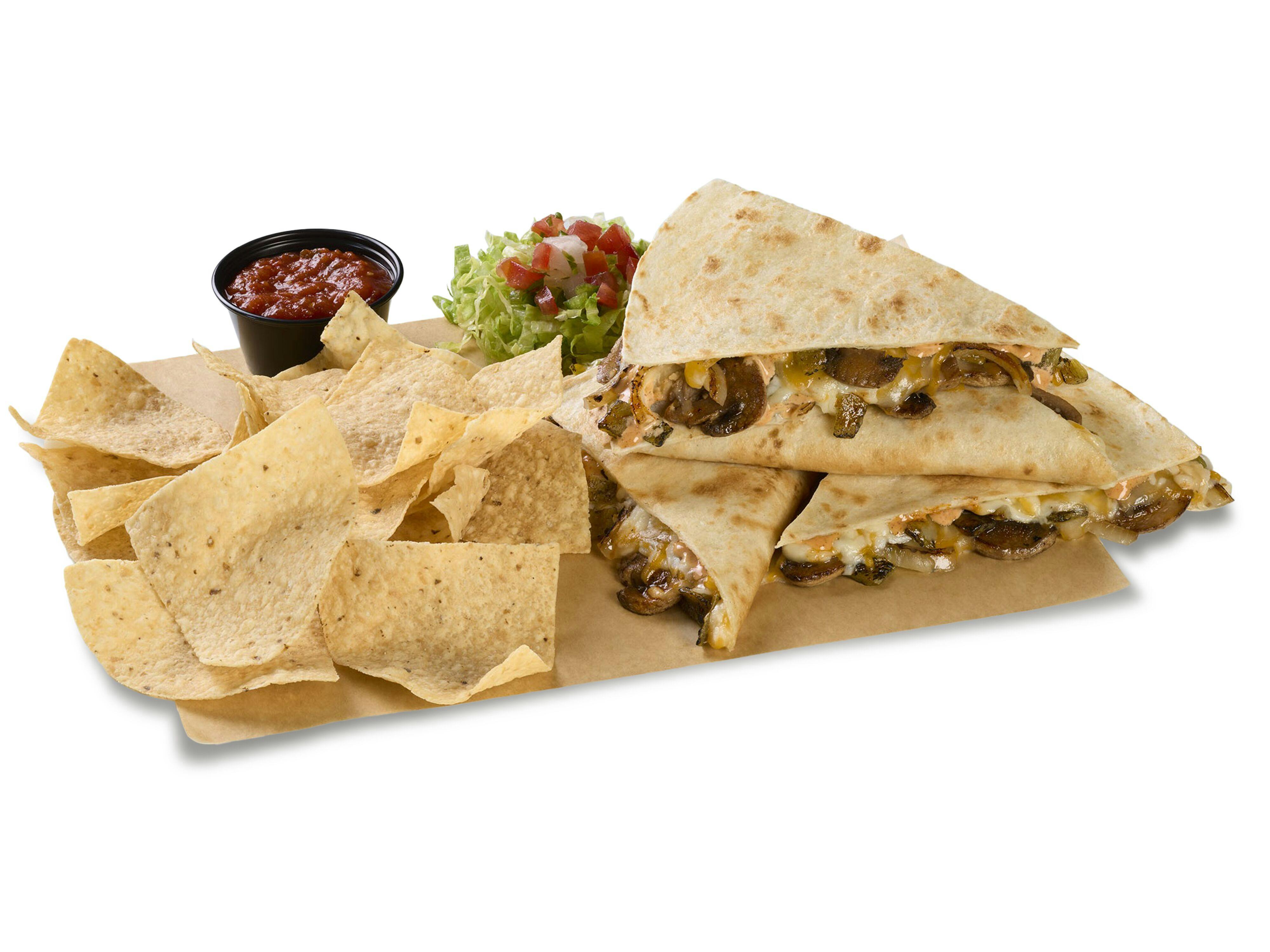 Smoky Mushroom Quesadilla from Buffalo Wild Wings - W 64th Ave in Arvada, CO