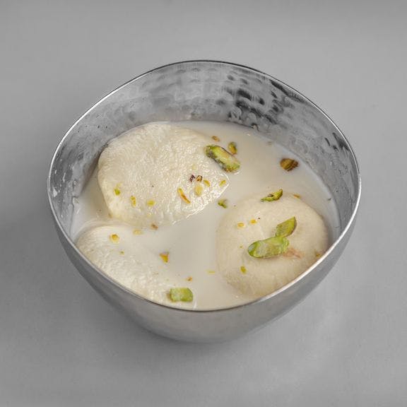 Rasmalai from Noor Biryani Indian Grill in Suffern, NY