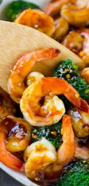 84. Shrimp with Broccoli from China Wok in Madison, WI