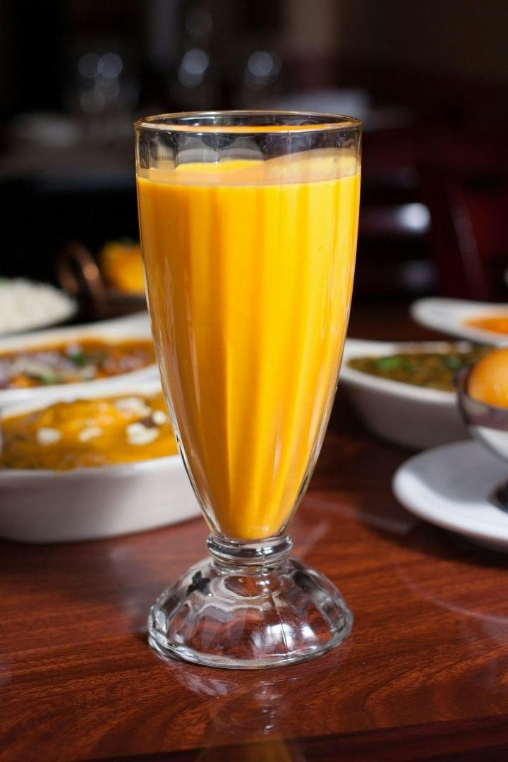 Mango Lassi from OM Indian Cuisine in San Francisco, CA