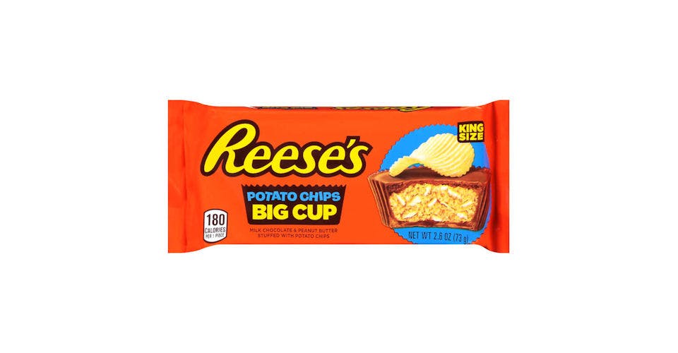 Reese's Big Cup Stuffed Potato Chip from Casey's General Store: Cedar Cross Rd in Dubuque, IA