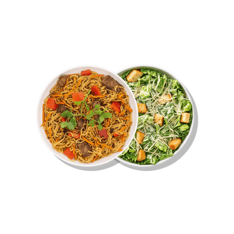 Sesame Steak Ramen Noodles Duo from Noodles & Company - Green Bay S Oneida St in Green Bay, WI