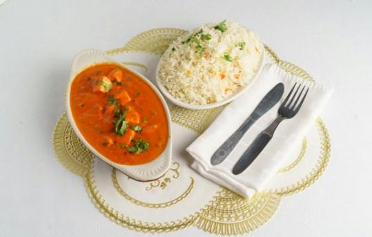 Matar Paneer from Jewel of India in Seattle, WA