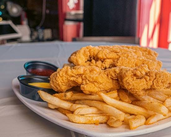 Chicken Tender & Fries from Inga's Alpine Tavern in Denver, CO