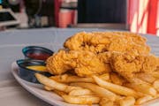 Chicken Tender & Fries from Inga's Alpine Tavern in Denver, CO
