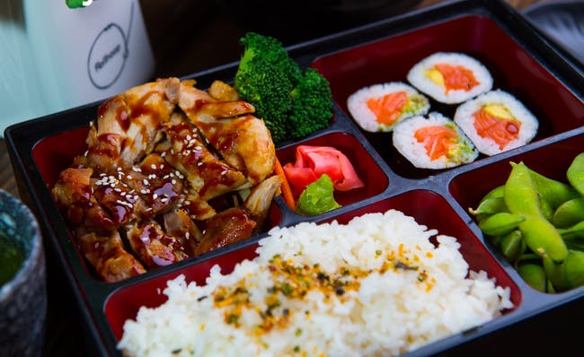 Teriyaki Bento Box from DJ Kitchen in Philadelphia, PA