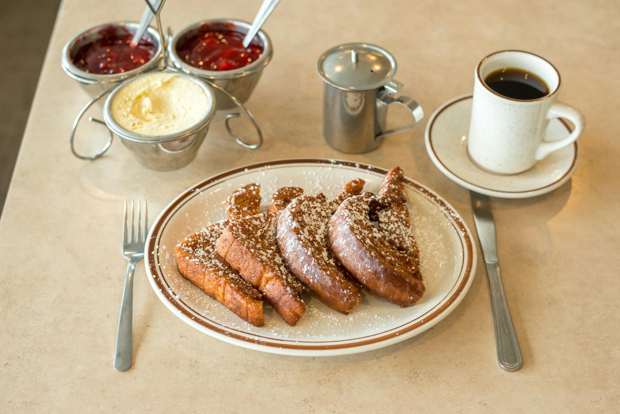 Cinnamon French Toast Breakfast from The Pancake Place in Green Bay, WI