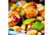 Kung Pao Shrimp from Tra Ling's Oriental Cafe in Boulder, CO