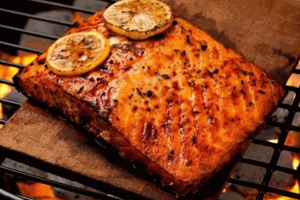 BBQ Dry Rubb Salmon from 322 BBQ - S Main St in Mullica Hill, NJ