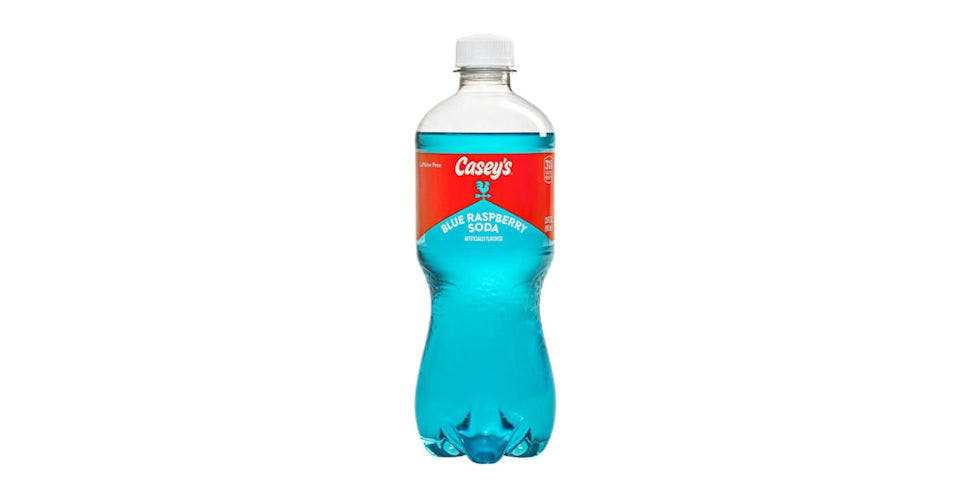 Casey's Blue Raspberry Soda (20 oz) from Casey's General Store: Cedar Cross Rd in Dubuque, IA